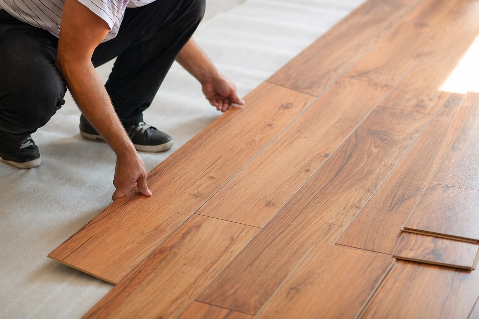 Flooring plank installation